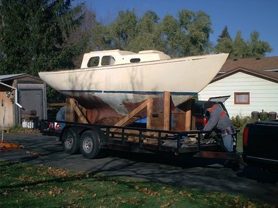 Loaded up and ready to tie down, tarp, and roll!