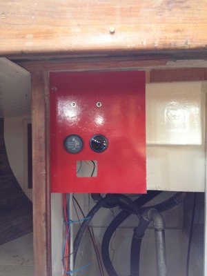 This is only half of the panel.  The opposite side will have a 110 volt switch.